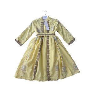 Rosaline Girl's Yellow Dress Size 8 New